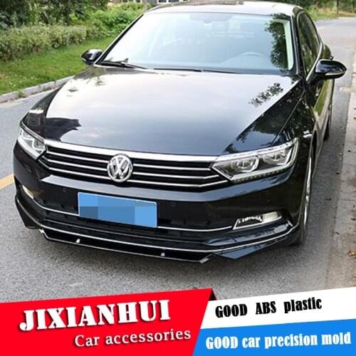 For Volkswagen Passat B8 Body kit spoiler 2017-2018 For Passat ABS Rear lip rear spoiler front Bumper Diffuser Bumpers Protector