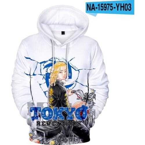 2021 Popular Design Tokyo Revengers Comic 3D Hoodies Men women Casual Autumn Long Sleeve Pullover Streetwear kids Sweatshirt