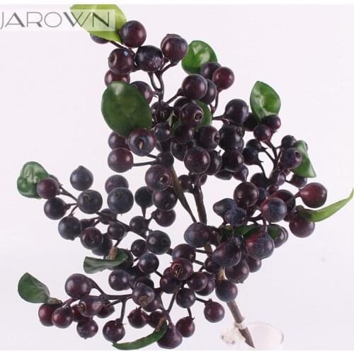 JAROWN blueberry artificial plants berry high artificial flower decoration flowers artificial simulation flores