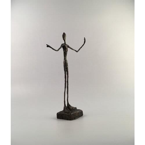 Handmade Crafts Brass Character Statue Indicator Abstract Sculpture Home Decoration Office Furnishings decor