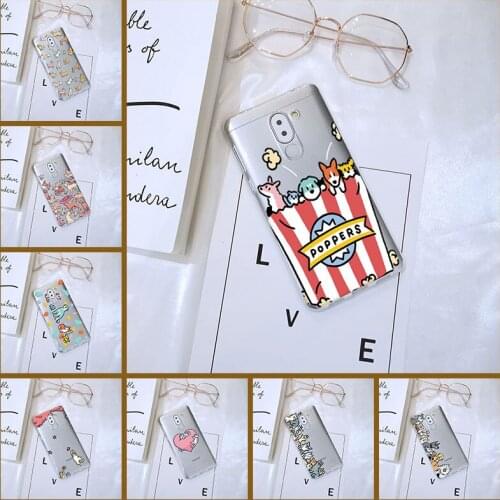 Cute Dog Cat Kawaii Painting Soft Phone Case For Huawei Honor 4C 5C 6C 6A Pro Silicone Back Cover For Huawei Honor 4X 5A 5X 6 6X