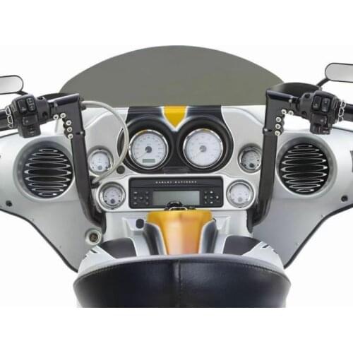 1 1 / 4 Black monkey hanger adjustment handle 12"14"16 " for refit Harley Touring Electra Glide Street Glide Limited 09-20