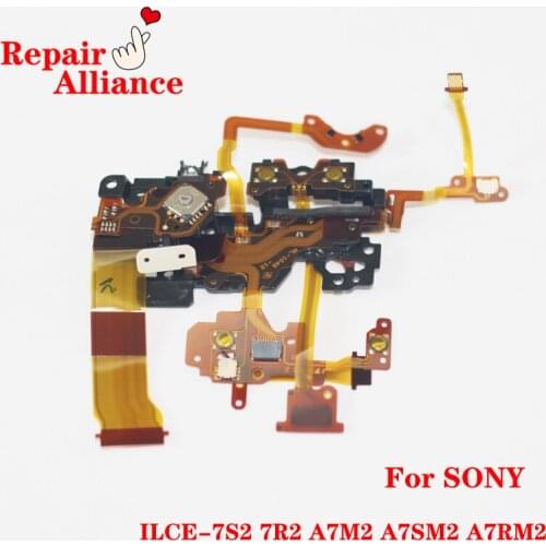 New Top Cover Shutter Button Flex Cable FPC Repair Parts For Sony ILCE-7R2 ILCE-7S2 A7S II A72 A7R2 A7M2 A7RM2 A7SM2 Camera