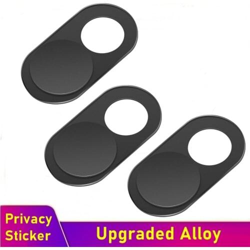Update Alloy WebCam Cover Shutter Magnet Slider Universal Ultra Thin Camera Cover For Laptop iPad PC Macbook Privacy Sticker