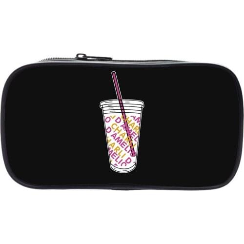 Charli Damelio Pencil Case Boys Pencil Box Kids Zipper Pen Bag Children Students Pencil Holder School Supplies Girls Makeup Bag