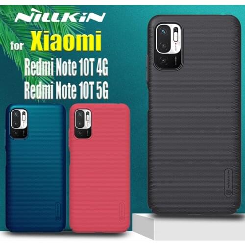 Nilkin for Xiaomi Redmi Note 10T 5G Case Nillkin Frosted Shield Hard PC Plastic Shockproof Cover on Redmi Note10t 4g