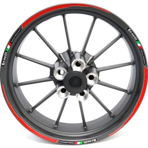 Hot sell Motorcycle Reflective Wheel Rim Stripe Decal Sticker Front Rear Decal Full For Benelli TNT BN 300 600 302 TRK502 521