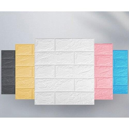 3d wall sticker 35x35cm masonry pattern self-adhesive wallpaper waterproof DIY 3d masonry wallpaper childrens room