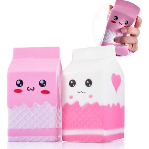 Squishy Milk Antistress Squishe Stress Relief Slow Rising Novelty & Gag Toys Fun Gadget Surprise Kid Entertainment Gifts
