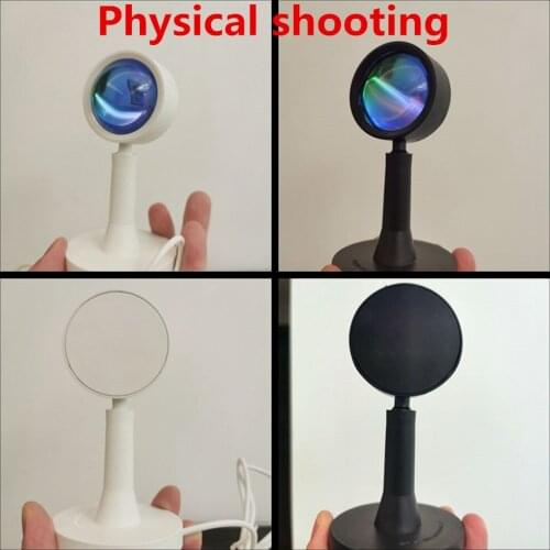 USB Sunset Lamp Sunset Projector Mood Light Living Room Bedroom Room Night Light Decor Bar Atmosphere Photography Background