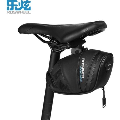 ROSWHEEL Waterproof Bike bicycle bag Cycling Saddle Bag Bicycle Accessory Bike Saddle Rear Tail Bags mtb accessories 3 Size
