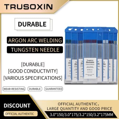 10 pcs Tungsten Electrode Head Tungsten Needle/Wire for the TIG WSME SUPER Welding Machine