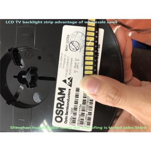 100PCS/ LOT LG LED Backlight 1W 7030 6V Cool white TV Application smd 7030 led cold white 100-110lm 7.0*3.0*0.8mm