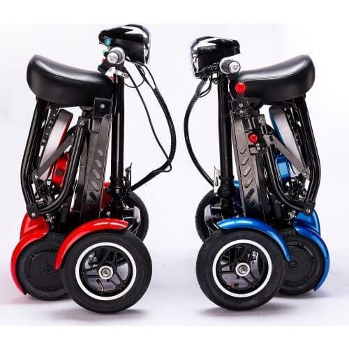 2020 enhance perfect travel transformer 4 wheel folding mobility scooter new mini adult portable foldable electric scooter