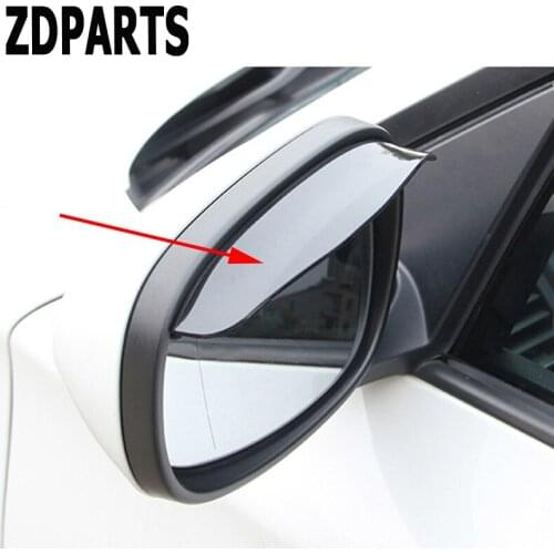 ZDPARTS Car Rearview Mirror Rain Shade Rainproof Cover Stickers For Toyota Corolla Avensis Rav4 c-hr VW Passat B6 B5 Polo Jetta
