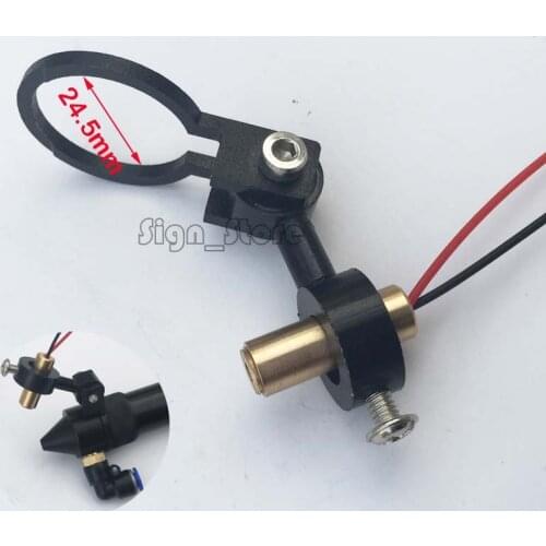 Co2 Laser Head Focus Diode Module Red Dot Position DIY Engraver Cutter 5V Focal