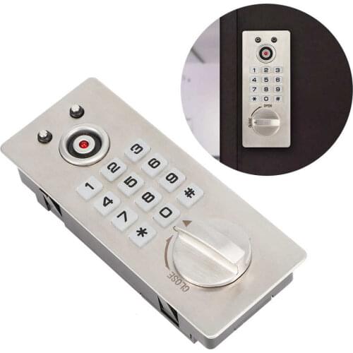 Home Security Electronic Digital Codes Keypad Password Entry Cabinet Door Lock for Home Hotel Schools Gym Security Door Lock