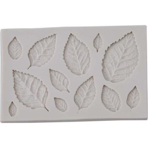 Tree Maple Leaf Mold Silicone Fudge Cake Decoration Tool Chocolate Baking Resin Clay Homemade Baking Pan