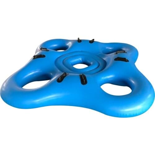 Giant Inflatable Adult Children Swimming Ring Seat Thickened PVC Mattress Pool Float Circle For Water Park Drifting Toys