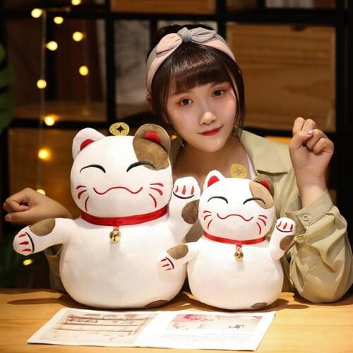 Simulation White Cat Plush Toys Realistic Animal Pet Children Home Decoration Holiday Christmas Gift