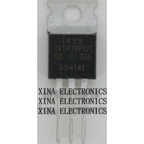 IXTP76P10T IXTP76P10 76P10 TO-220 ROHS ORIGINAL 10PCS/lot Free Shipping Electronics composition kit