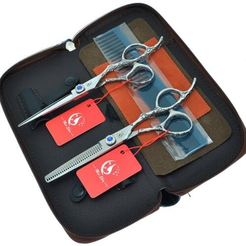 Meisha 6.0" Hairdressers Hair Cutting Scissors Thinning Shears Set Stainless Steel Hair Shears Salon Stylists Accessories A0113A