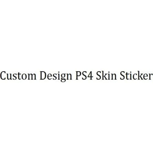 Customize Custom Design PS4 Skin PS4 Slim Sticker PS4 PRO Skin for Sony Playstation 4 Console and Controller(Send Me HD Picture)
