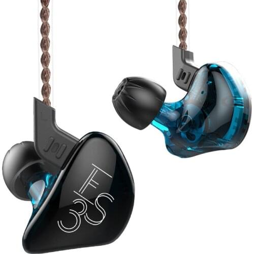 New KZ ES3 1DD+1BA Hybrid In Ear Earphone HIFI DJ Monito Running Sport Earphones Earplug Headset Earbud KZ ZST KZ ZS5 KZ ZS6