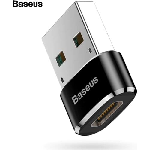 Baseus USB to USB Type C OTG Adapter USB-C Converter Type-c Adapter For Macbook For Samsung S10 Xiaomi Huawei USB OTG Connector