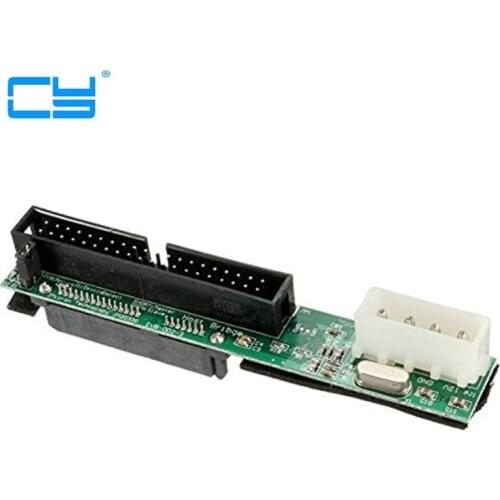 7+15Pin Female SATA SSD HDD Hard Drive To IDE 3.5 inch 40 Pin Male Converter Adapter