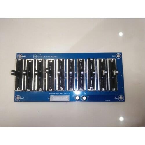 Sstage Stereo Ten Band EQ Equalizer Board 10 Band 2.0 Channel Adjust Audio Tone Board front panel FOR Amplifier