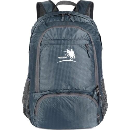 2021 Portable Fashion Travel Backpacks Zipper Soild Nylon Back Pack Daily Traveling Women Men Shoulder Bags Folding Bag 35L