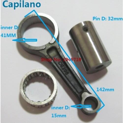 Motorcycle CG200 LF200 crankshaft crank rod /connecting rod / conrod for 200cc CG LF 200 con rod (piston pin 15mm type)