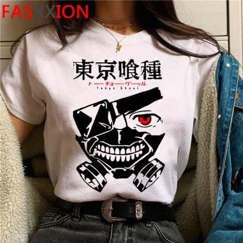 Tokyo Ghoul tshirt male 2021 japanese aesthetic clothes couple clothes tumblr