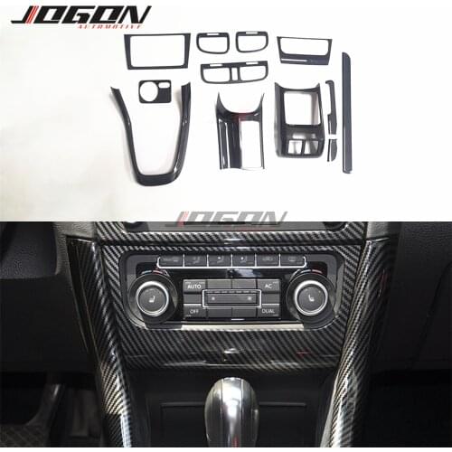 Interior Front Dashboard Central Console Air Vent Panel Armrest Gear Cover Trim For VW Volkswagen Golf 6 MK6 For GTI 2008-2014