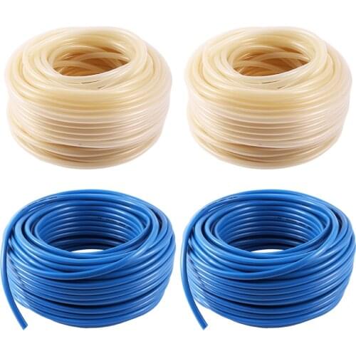 10m High Quality Rubber Transparent Food Grade Hose For 10mm Interface Rabbit Chicken Quail Waterer Drinking Cup Connection