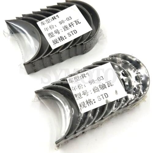 1 Sets For Yamaha YZF-R1 YZF R1 1998-2003 Motorcycle Piston bearing STD Connecting rod tile & crankshaft tile / Shell