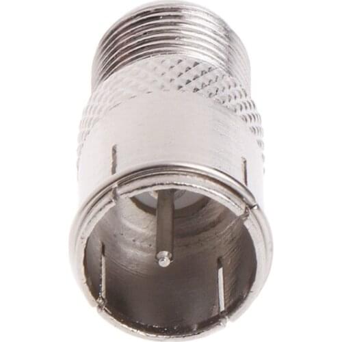 10 Pcs Quick Fit F Connector Male Plug To Female Adapter - Push On RF Coaxial