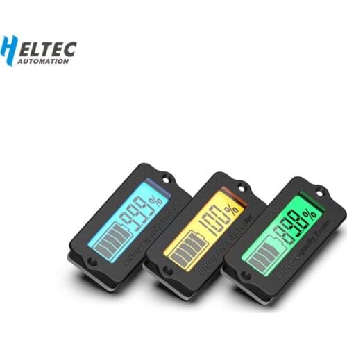 12V 24V 36V 48V Lead-Acid Battery LY6N Recessed Battery Capacity Indicator Tester Voltmeter Green Light battery charge indicator