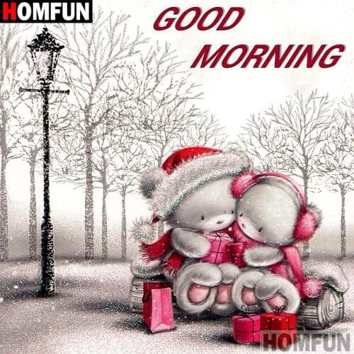 Homfun Full Square/Round Drill 5D DIY Diamond Painting "Cartoon bear" 3D Embroidery Cross Stitch Home Decor Gift A13392