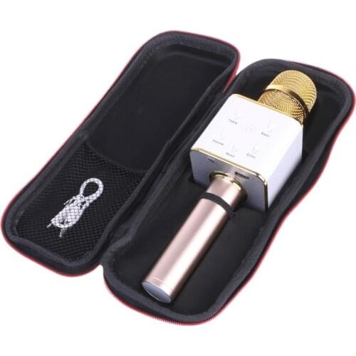 Wireless Karaoke Microphone Bluetooth Speaker Track Surround Sound Voice Q7 D08A