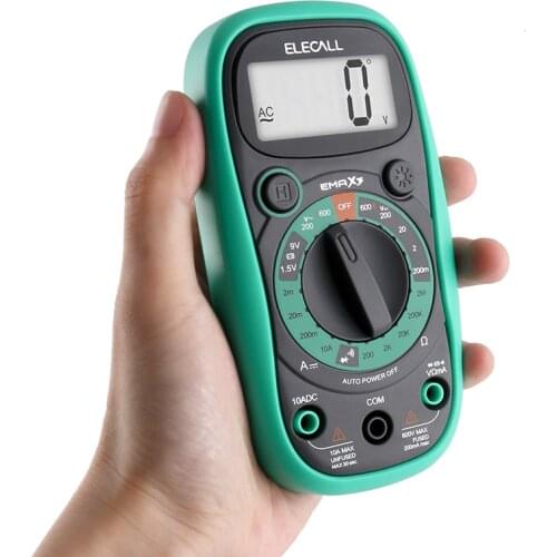 ELECALL Digital Mini Multimeter Magnetic Hold NCV Voltage Detection Overload Protection
