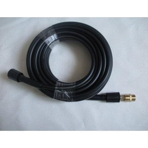 Two ends are M22*14 Car washer hose with connector 400Bar 5800PSI high pressure washer hose spray water
