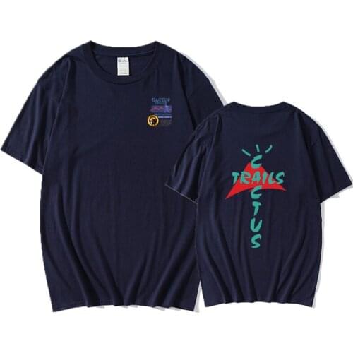 Hot Sale Travis Scott Cactus Jack Astroworld T-shirt Hip Hop Street Mens T-shirt High Quality Cotton Short Sleeve T-shirt Ladie