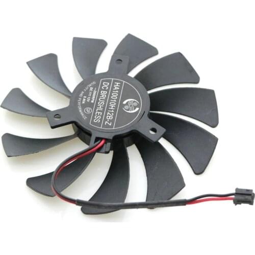 HA10010H12B-Z 12V 0.40A 95mm 40*40*40mm 2Wire 2Pin For MSI 750TI GTX750TI GTX1050TI 4G Graphics Card Cooling Fan