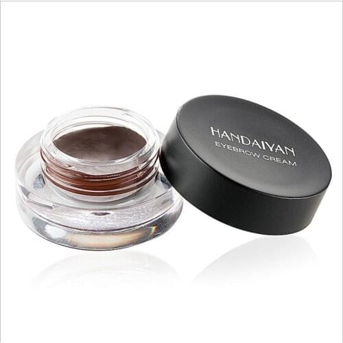 HANDAIYAN 12 Color Super Waterproof Eyebrow Cream Sweat-proof Eye Brow Gel Brown High Pigmented Makeup Cejas Postizas T1168