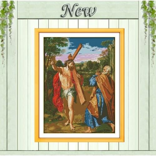 Jesus Christian faith home Decor paintings counted printed on canvas DMC 11CT 14CT kits Cross Stitch embroidery needlework Sets