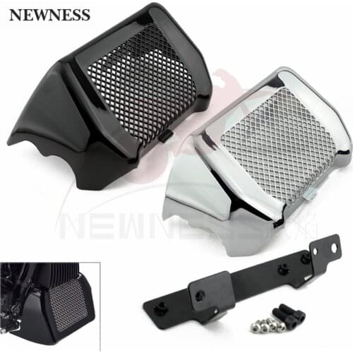 Motorcycle Oil Cooler Cover Kit With Bracket For Harley Touring Road King Street Glide Freewheeler FLHXS FLTRX FLHR 2017-2018