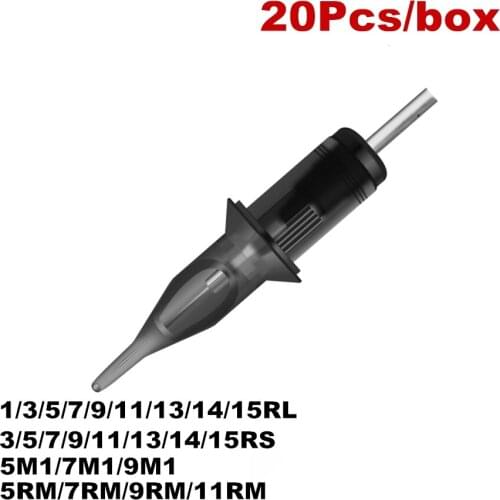 Box Of 20pcs RL Disposable Sterile Tattoo Cartridge Needles For Tattoo Rotary Pen Round Liner Shader Supplies