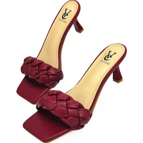 Ashionable New Coming Italian Women Shoes Matching Bag in Red Color Decorate with Rhinestone in Heels for Wedding Party